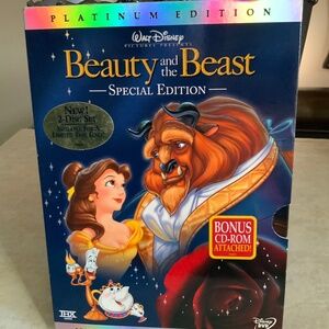Walt Disney Beauty and the Beast Special Edition “Platinum Edition “